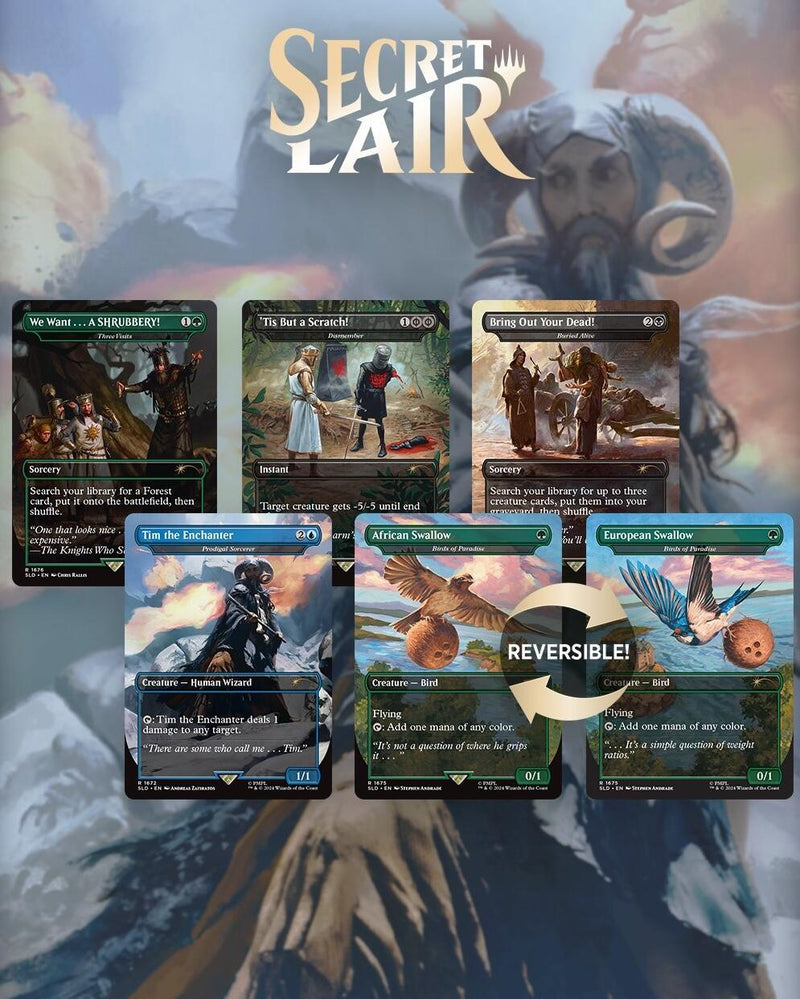 Secret Lair: Drop Series - Secret Lair x Monty Python (Monty Python and the Holy Grail: Vol. 1 - Foil Edition)