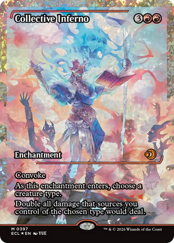 Collective Inferno (Showcase) (Fracture Foil) [Lorwyn Eclipsed]