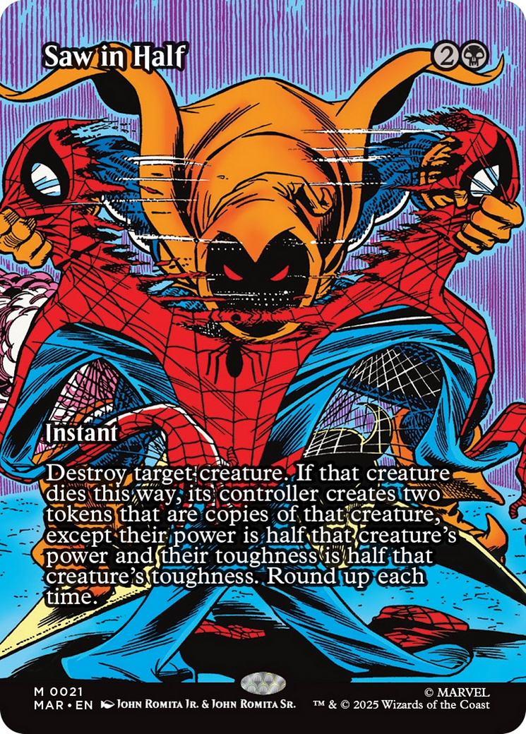 Saw in Half (Borderless) [Marvel Universe: Eternal-Legal]