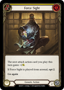 Force Sight (Yellow) [ARC207-C] (Arcane Rising)  1st Edition Rainbow Foil