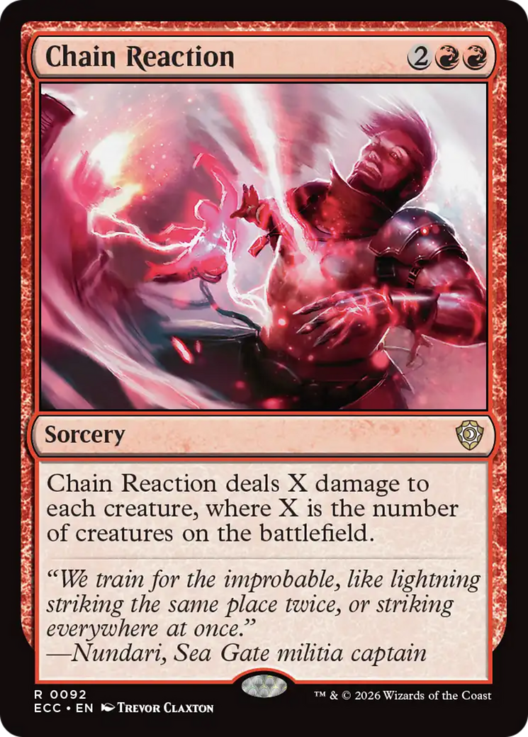 Chain Reaction [Lorwyn Eclipsed Commander]