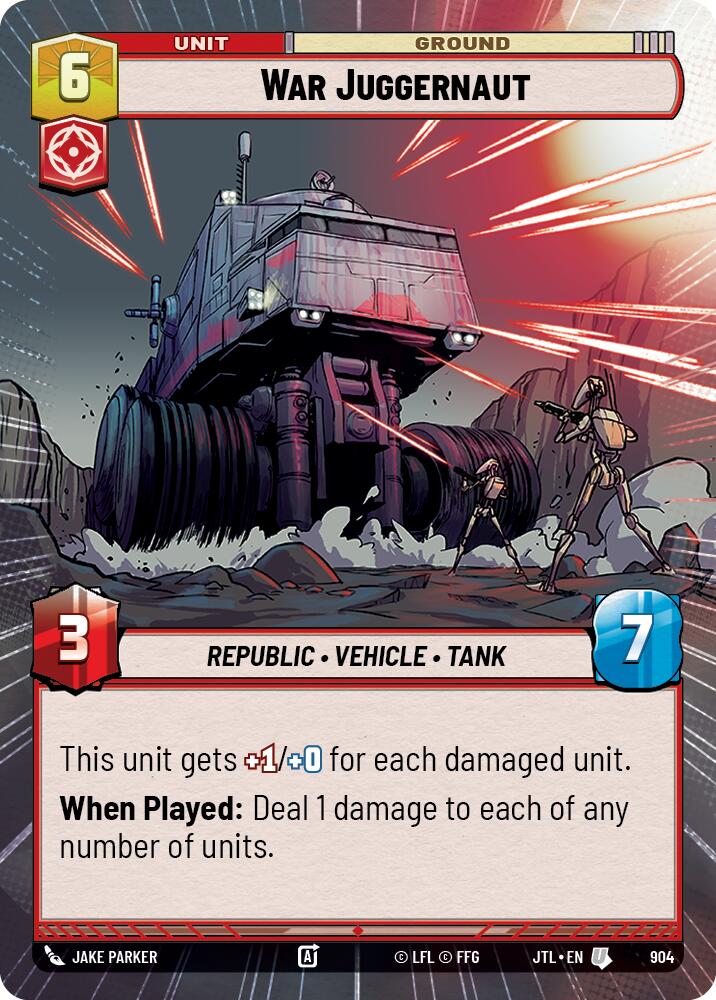 War Juggernaut (904) (Hyperspace Foil) (904) [Jump to Lightspeed]