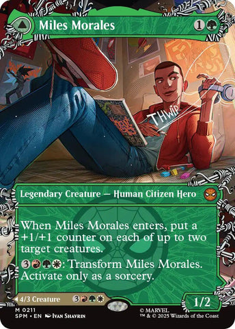 Miles Morales (0211) (Borderless) [Marvel's Spider-Man]