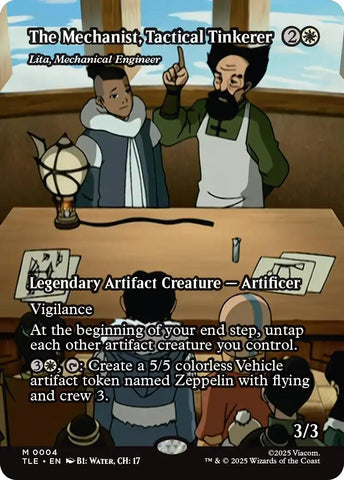 The Mechanist, Tactical Tinkerer - Lita, Mechanical Engineer (Borderless) [Avatar: The Last Airbender: Eternal-Legal]