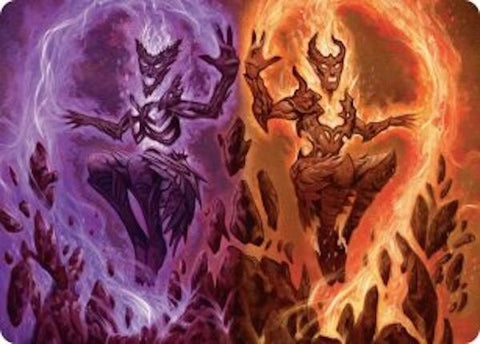 Fire Covenant Art Card [Lorwyn Eclipsed Art Series]