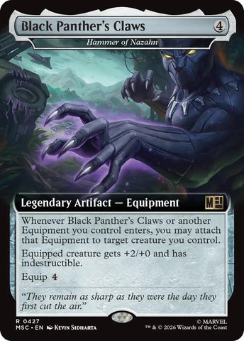 Black Panther's Claws (Extended Art) [Marvel Super Heroes Commander]