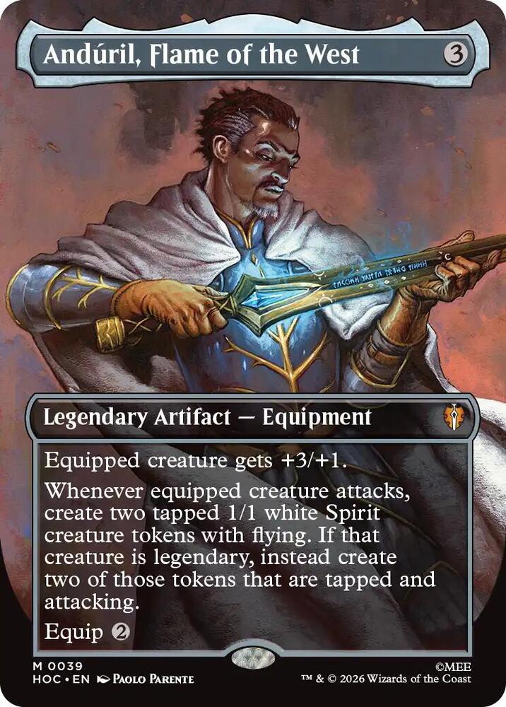 Anduril, Flame of the West (Borderless) [The Hobbit: Eternal-Legal]
