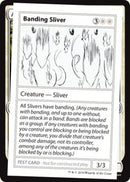 Banding Sliver (2021 Edition) [Mystery Booster Playtest Cards]