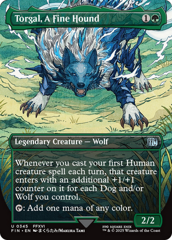 Torgal, A Fine Hound (Borderless) [FINAL FANTASY]