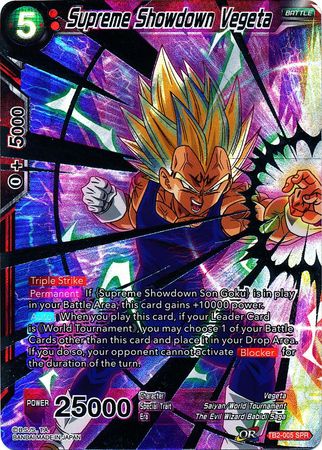dragon ball super card game spr Supreme Showdown Vegeta (SPR) (TB2-005) [World Martial Arts Tournament