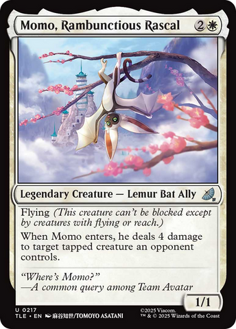 Momo, Rambunctious Rascal [Avatar: The Last Airbender: Eternal-Legal]