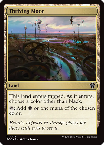 Thriving Moor [Lorwyn Eclipsed Commander]
