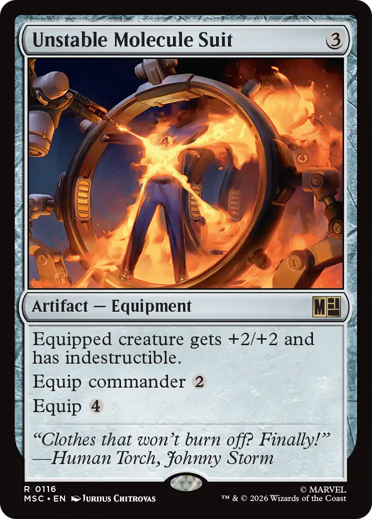Unstable Molecule Suit (Surge Foil) [Marvel Super Heroes Commander]