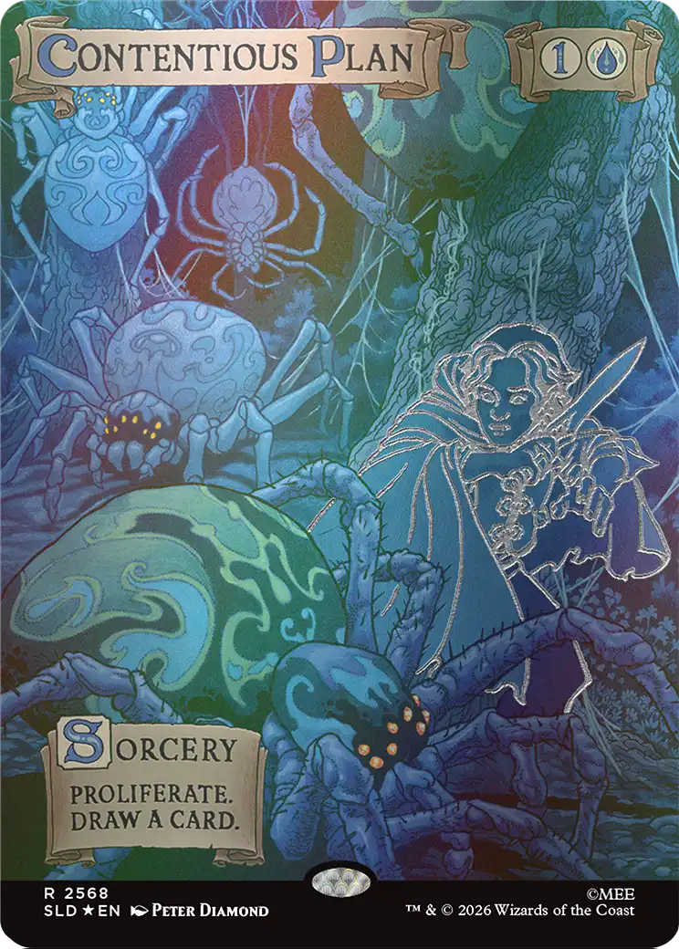 Contentious Plan (Out Of Sight Foil) [Secret Lair Drop Series]