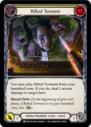 Rifted Torment (Yellow) [MON178-RF] (Monarch)  1st Edition Rainbow Foil