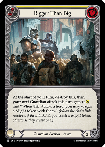 Bigger Than Big (Yellow) [HVY087] (Heavy Hitters)  Rainbow Foil