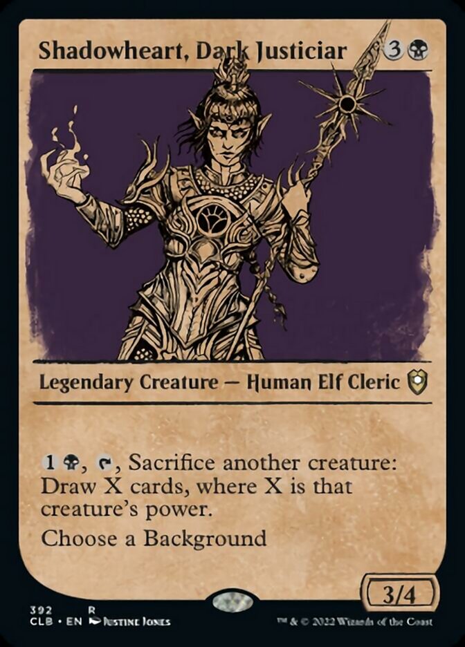 Shadowheart, Dark Justiciar (Showcase) [Commander Legends: Battle for