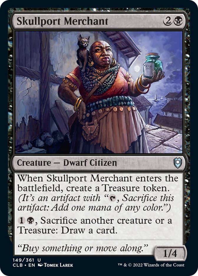 mtg card seller Sell Magic Cards for Cash or Trade| Sell Cards Art by David Gaillet. Skullport Merchant [Commander Legends: Battle