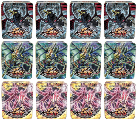 Collectible Tin Display (Black-Winged Dragon/Dragon Knight Draco-Equiste/Majestic Red Dragon)