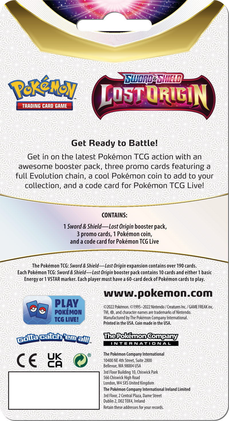 Sword & Shield: Lost Origin - Single Pack Blister (Torterra, Grotle, Turtwig)