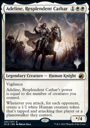 Adeline, Resplendent Cathar (Promo Pack) [Innistrad: Midnight Hunt Promo Pack]