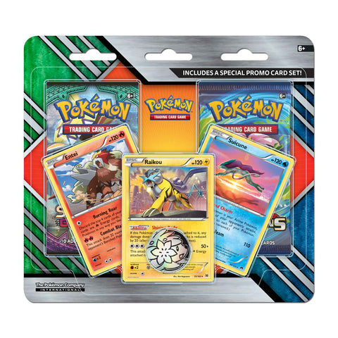 Sun & Moon: Guardians Rising - 2-Pack Blister (Entei, Raikou, Suicune)
